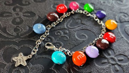 Bracelet Petites billes de chocolat