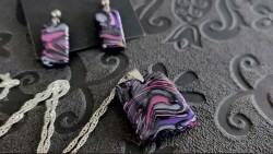 Collier Effet pierre