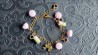 Guimauves, fraises, petites billes de chocolat