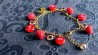 Bracelet Fraises et petites billes de chocolat