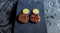 Boucles d'oreilles Effet panthére