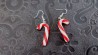 Boucles d'Oreilles Candy Cane – L'Accessoire Gourmand pour les Fêtes