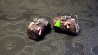 Boucles d'oreilles  Bûches de Noël au chocolat
