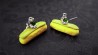 Boucles d'oreilles  Eclair à la pistache