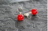 Boucles d'oreilles Pomme d'amour
