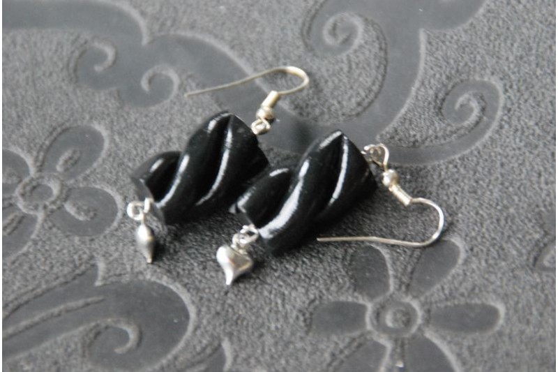 Boucles d'oreilles Réglisse