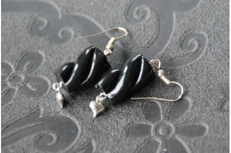 Boucles d'oreilles Réglisse